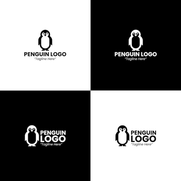 Logotipo de pingüino