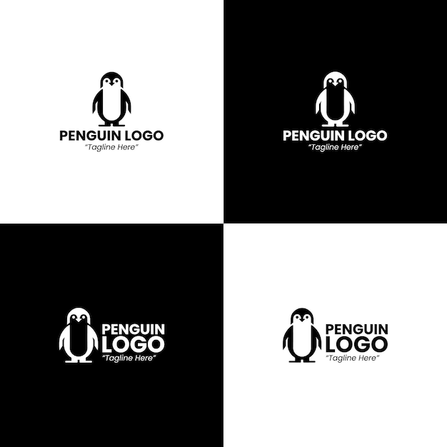 Logotipo de pingüino