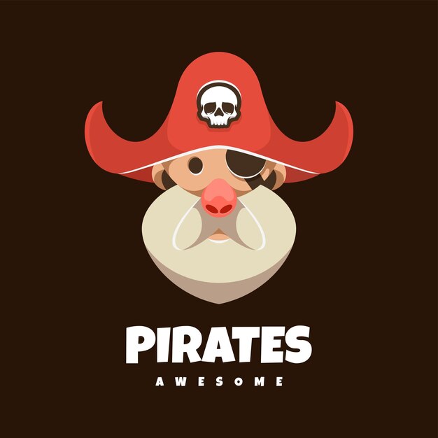 Logotipo de piratas