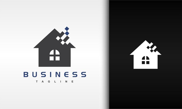 logotipo de píxel de inicio