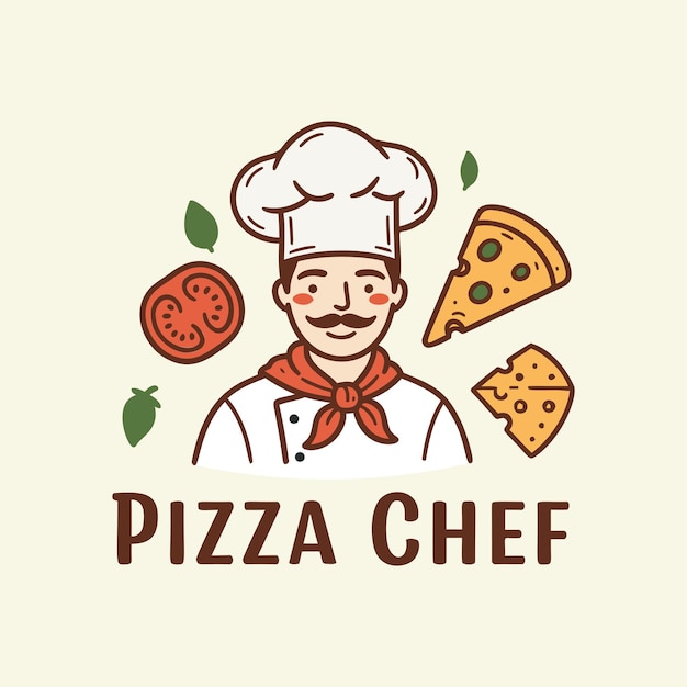 Logotipo de pizza Apela a las empresas que ofrecen pizzas de calidad y servicios de entrega rápida plantilla de logotipo editable