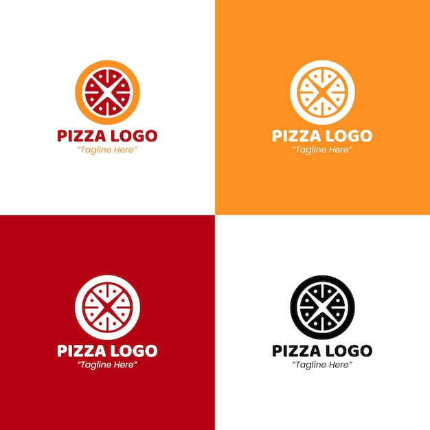 El logotipo de la pizza