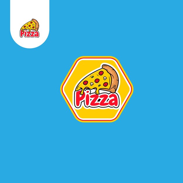 Logotipo de pizza