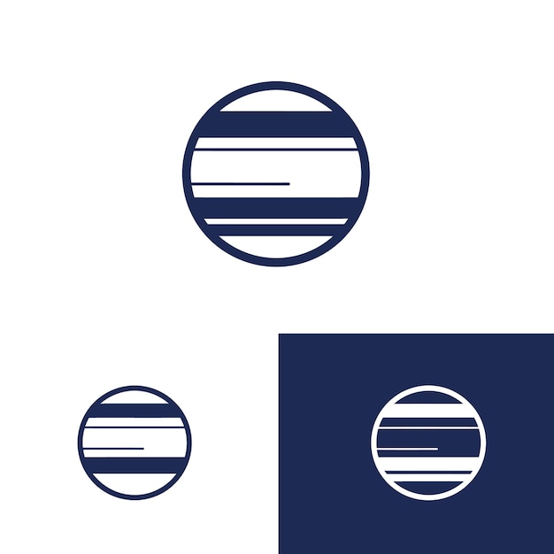 El logotipo del planeta mínimo
