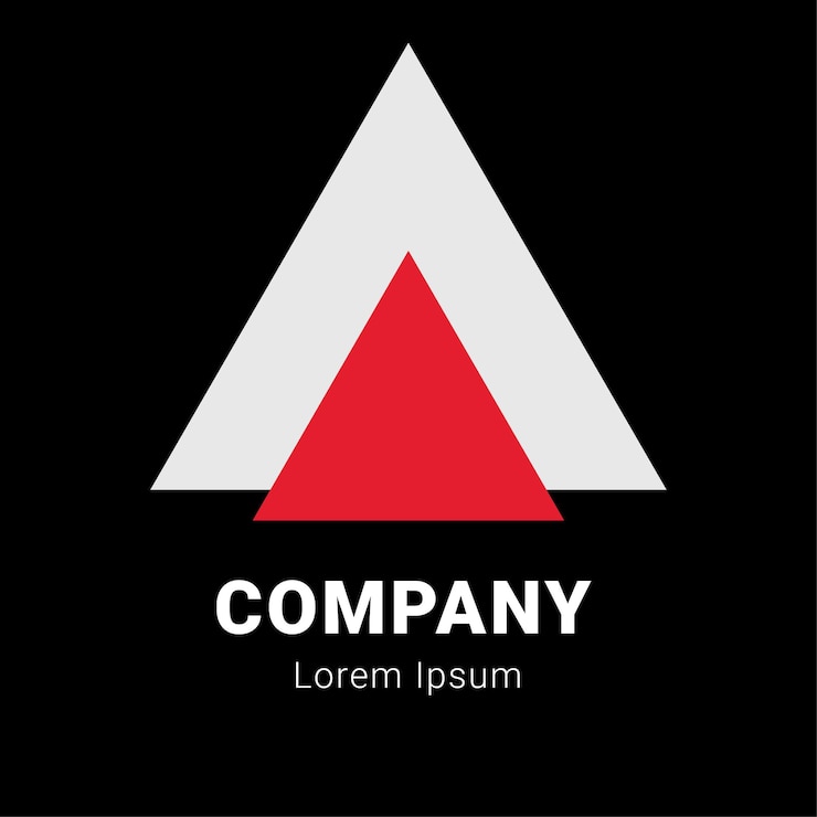 Un logotipo plano