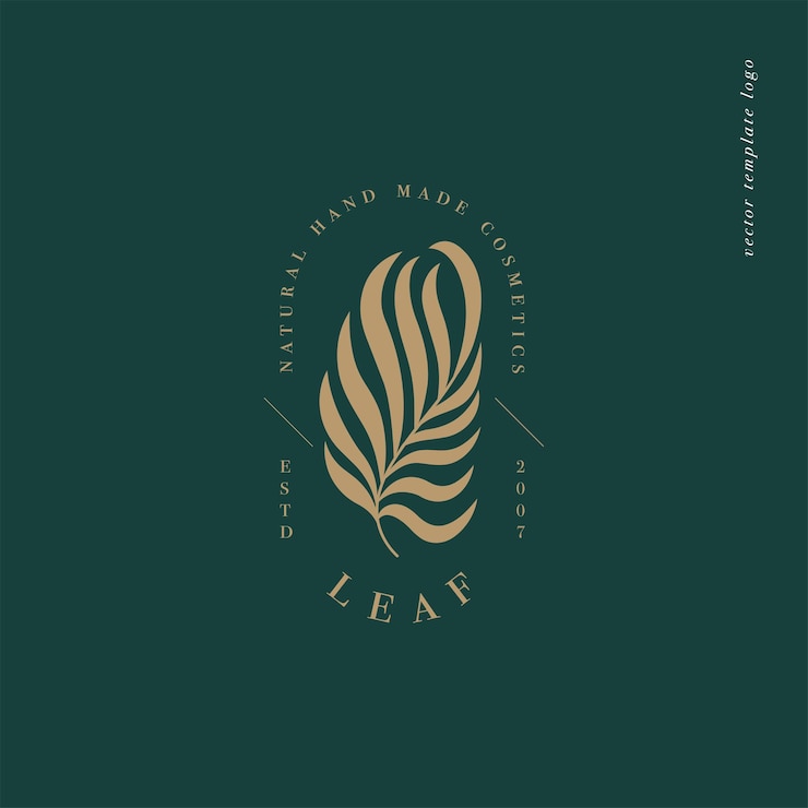 Logotipo de plantilla lineal de diseño vectorial o emblema - estilo misterio boho. Símbolo abstracto para boutique espiritual y astrología.