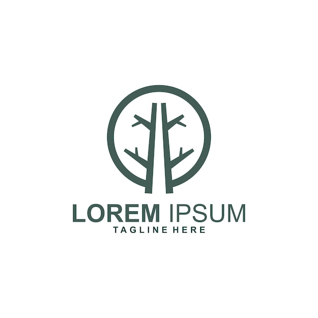 logotipo de plantilla orgánica vectorial