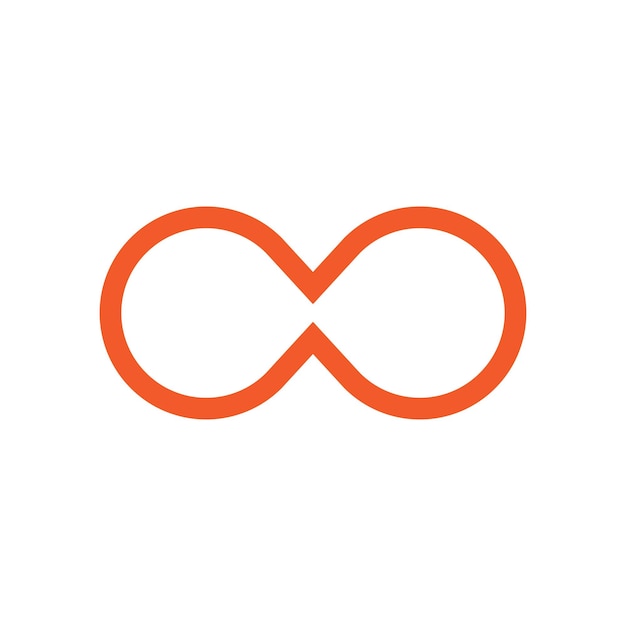 el logotipo y la plantilla del símbolo infinito iconos ilustración vectorial