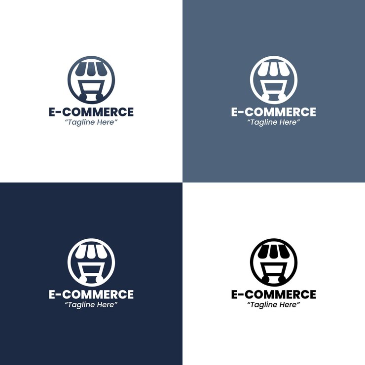 Vector el logotipo de la plataforma de comercio electrónico