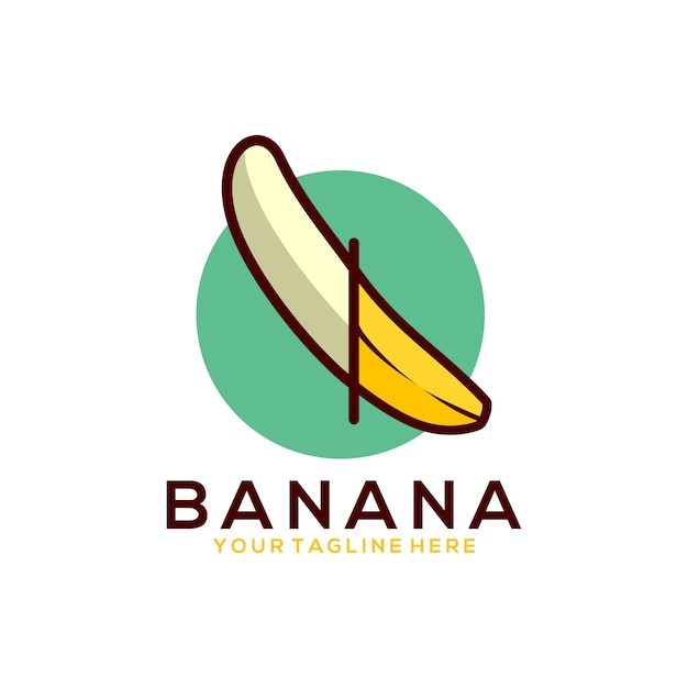 Vector logotipo de plátano
