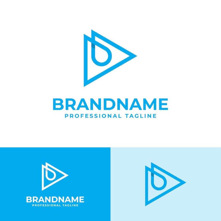 Vector logotipo de play drop adecuado para negocios relacionados con play and drop