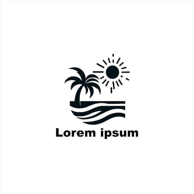logotipo de la playa