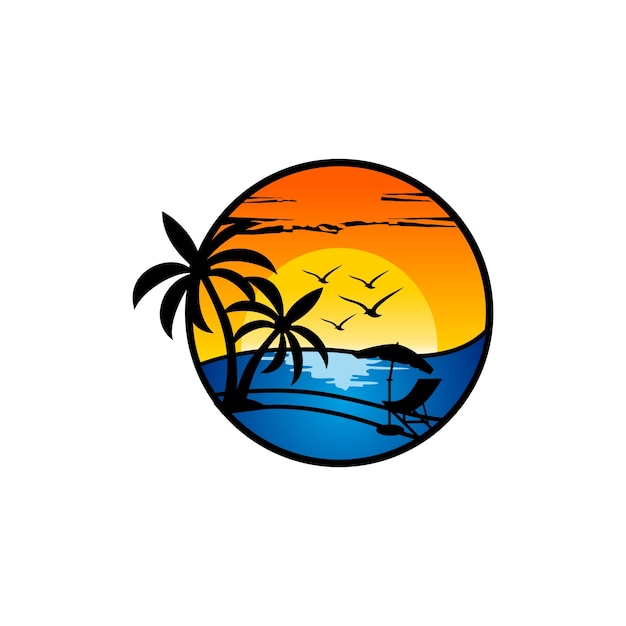 logotipo de la playa