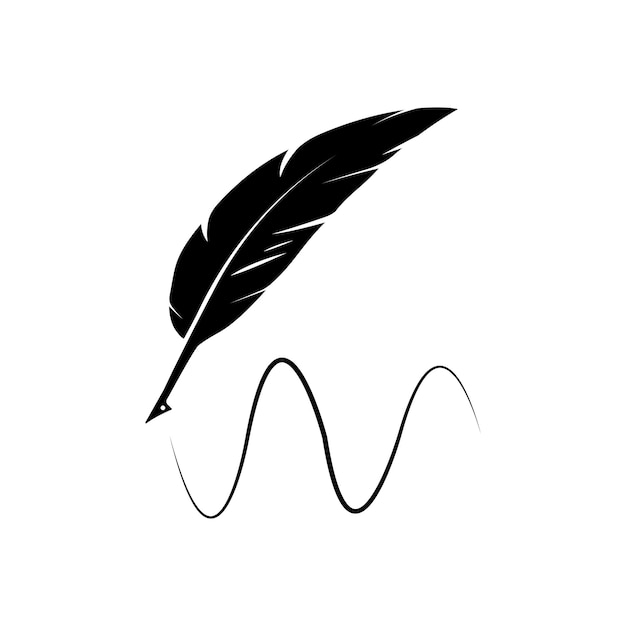 Logotipo de pluma
