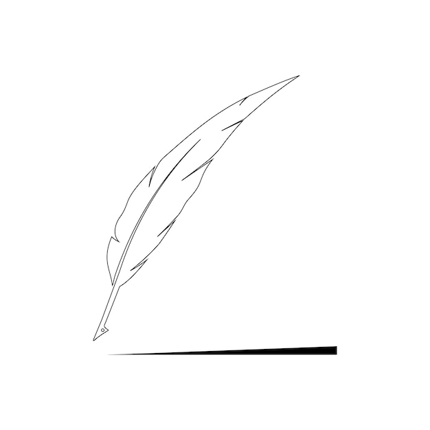 Logotipo de pluma