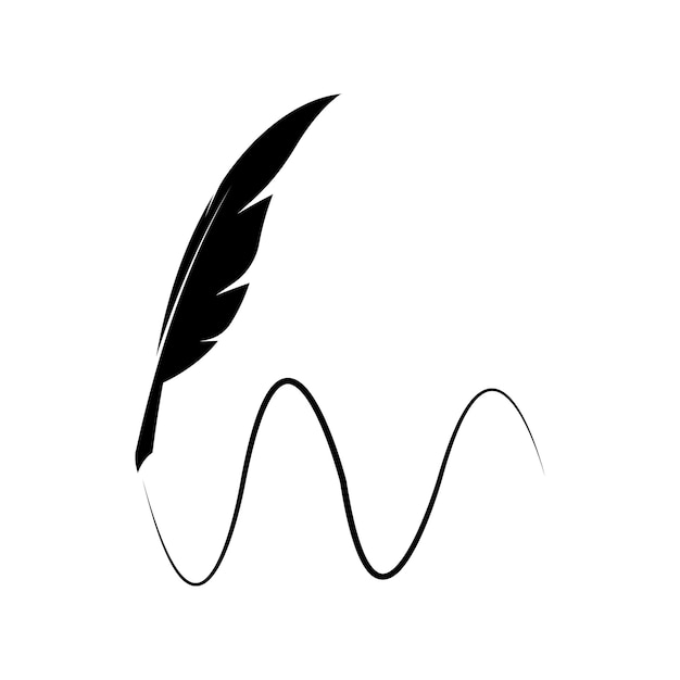 Logotipo de pluma