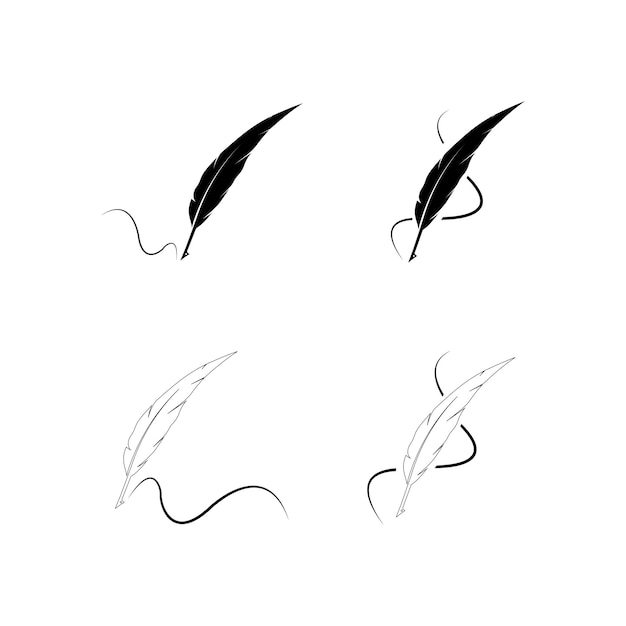 Logotipo de pluma