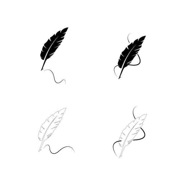Logotipo de pluma