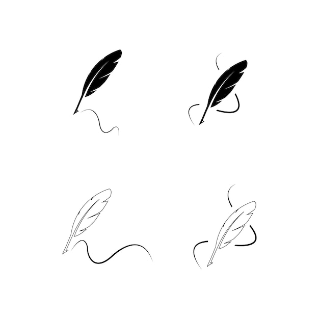 Logotipo de pluma