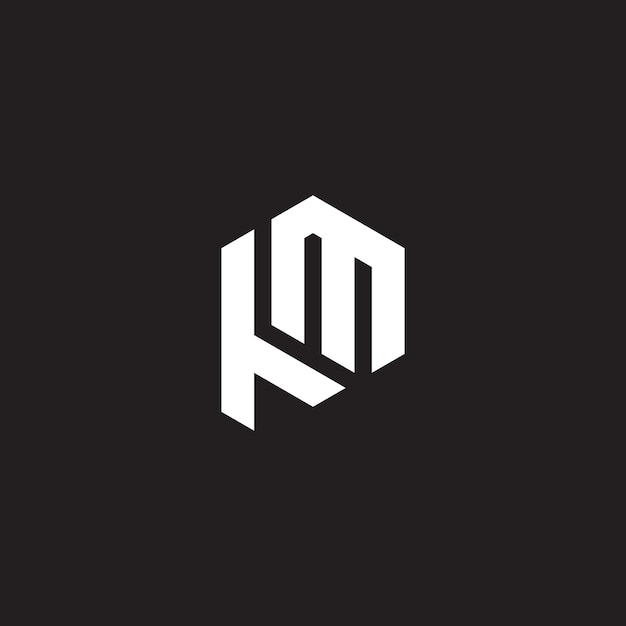 Logotipo de PM basado en la inicial creativa mínima y logotipo de MP Letra PM MP icono de monograma elegante creativo