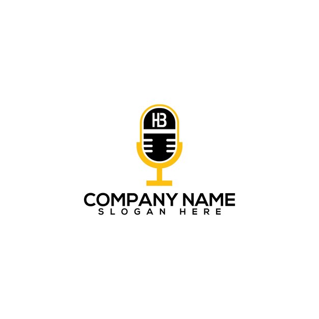 Logotipo de podcast de hb