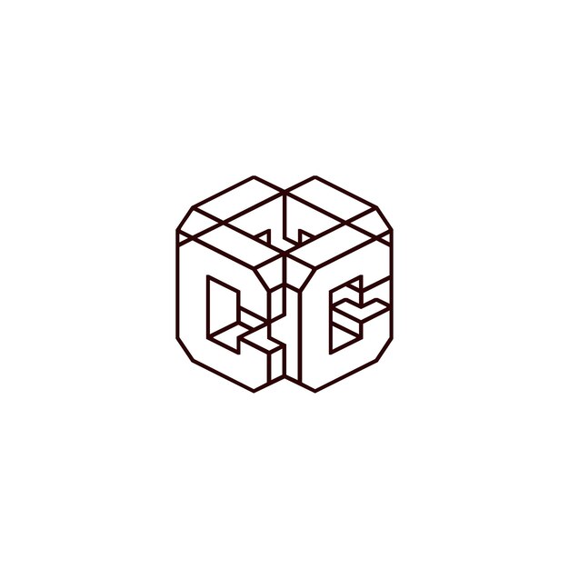 el logotipo del polígono mínimo