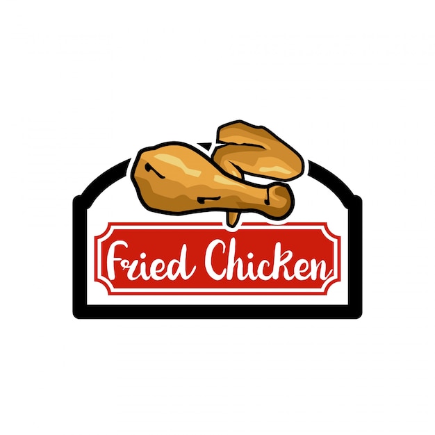 Logotipo de pollo frito