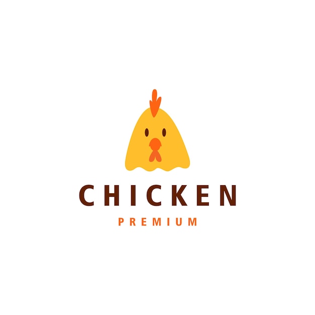 Logotipo de pollo frito