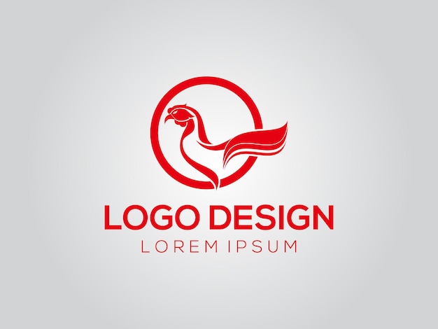 el logotipo del pollo de fuego rústico la llama de la gallina el símbolo de vector de icono de la ilustración del logotipo de gradiente moderno rápido.