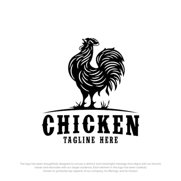 Logotipo de pollo Vector conjunto de logotipo de pollo