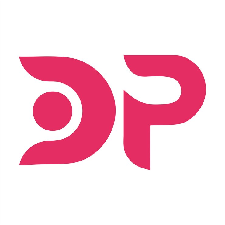 El logotipo de Premium Vector DP