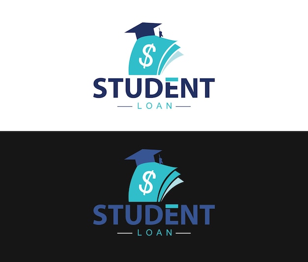 Logotipo de préstamo estudiantil y logotipo de beca estudiantil