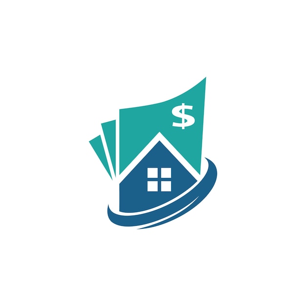 Logotipo de préstamo hipotecario