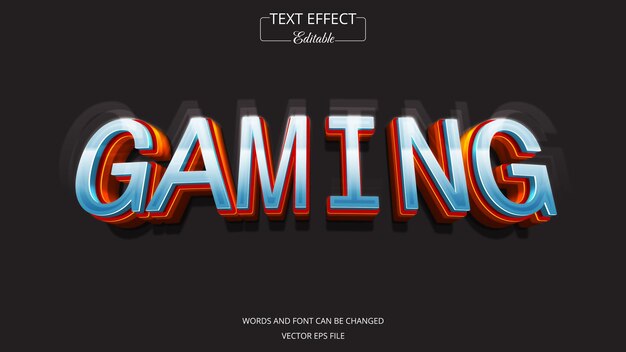 El logotipo principal del juego Efecto de texto Mockup editable