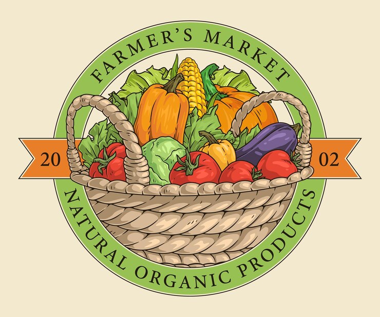 Vector el logotipo de los productos ecológicos