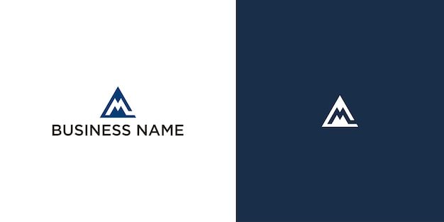 El logotipo profesional de la MA para la marca
