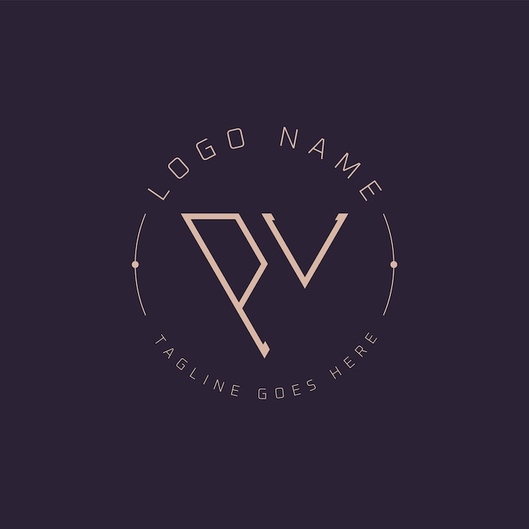Vector logotipo profesional pl moderno mínimo monograma de letras pl emblema para marcas de primera calidad