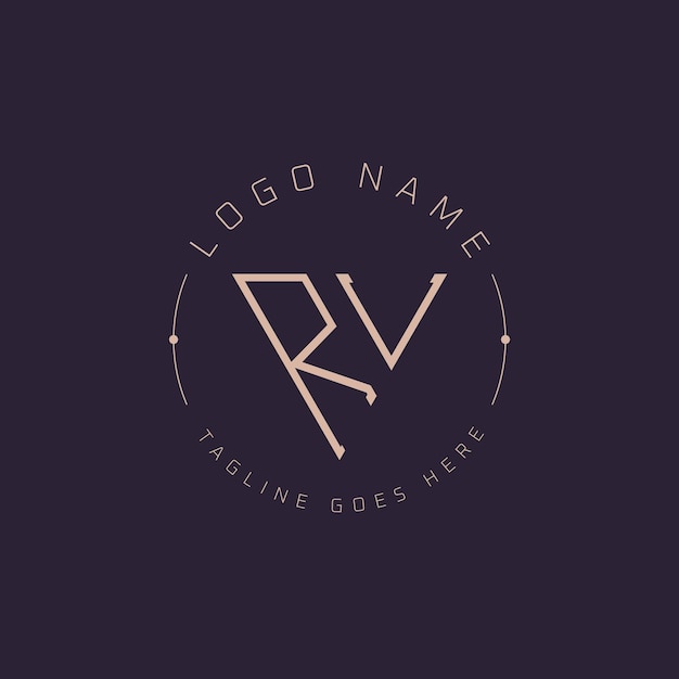 El logotipo profesional de RL, el monograma de la letra RL mínima moderna, el emblema de la marca premium