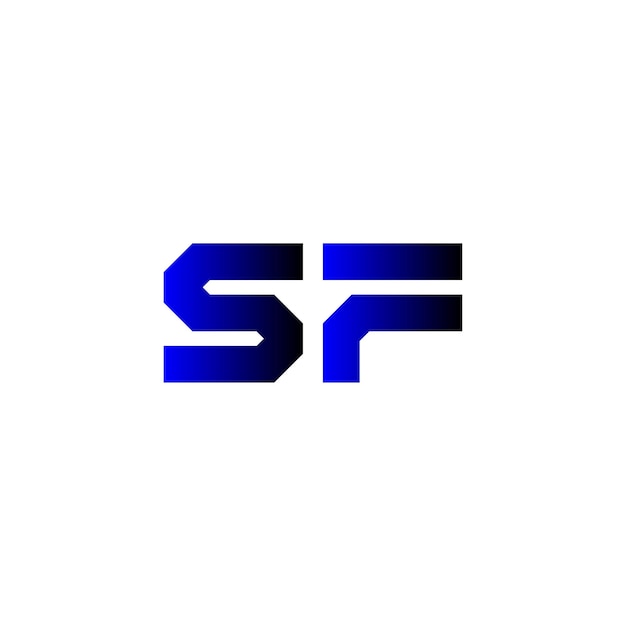 el logotipo profesional de sf