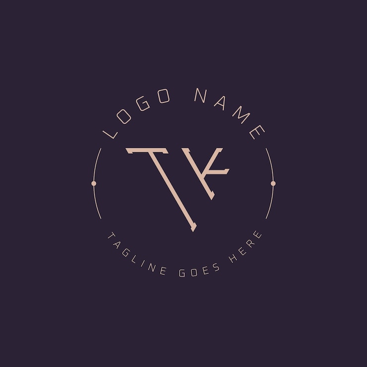 Vector el logotipo profesional de tk es moderno, el monograma de la letra tk es mínimo, el emblema de la marca premium.