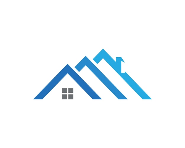 Logotipo de propiedad y construcción