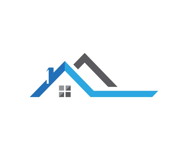 Logotipo de propiedad y construcción