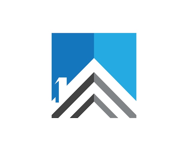 Logotipo de propiedad y construcción