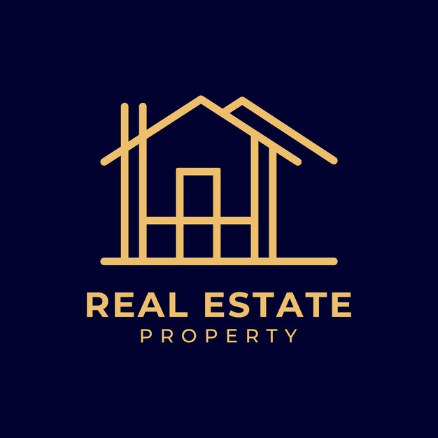 Logotipo de propiedad inmobiliaria