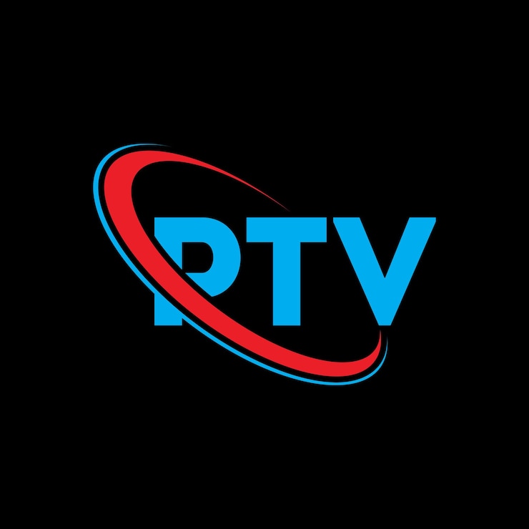 Vector logotipo de ptv ptv letra ptv letra diseño de logotipo iniciales ptv logotipo vinculado con círculo y mayúscula monograma logotipo ptv tipografía para negocios de tecnología y marca inmobiliaria