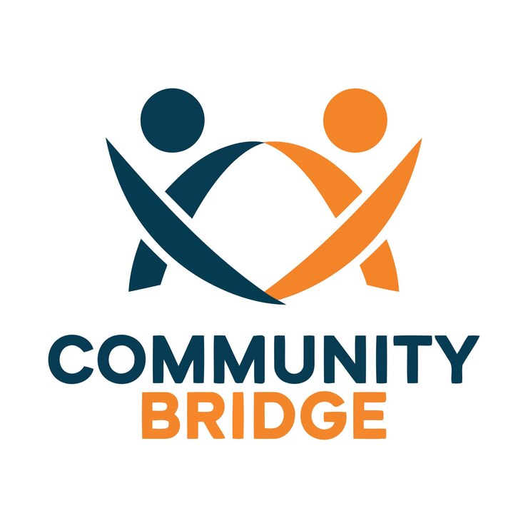 El logotipo del puente comunitario