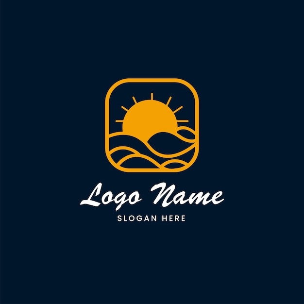 LOGOTIPO DE PUESTA DE SOL