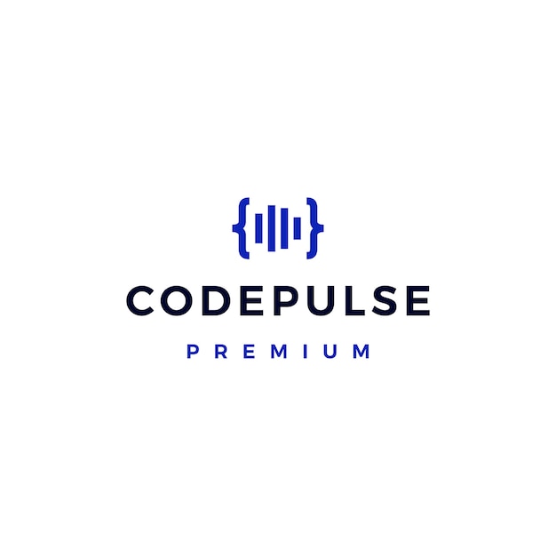 Logotipo de pulso de código