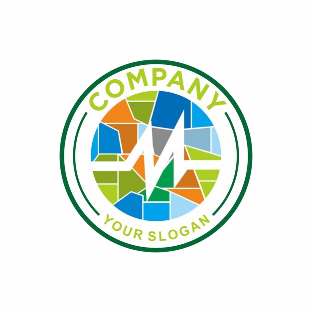Logotipo de pulso de resumen médico