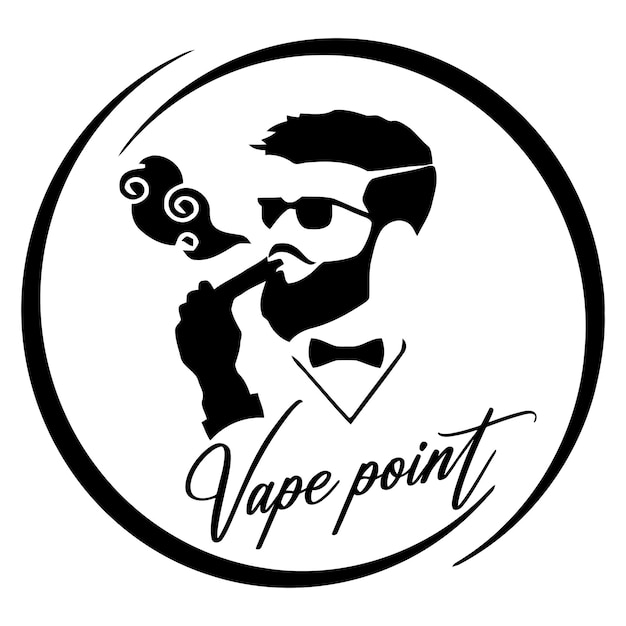 Logotipo de punto de vape